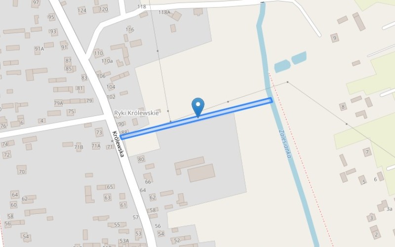 Grunt w miejscowości Ryki, Królewska (lubelskie). Działka numer: 3384. Działki i grunty. Królewska, 08-500, Ryki, (woj. lubelskie)