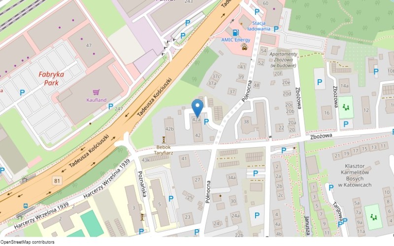 Mieszkanie w miejscowości Katowice, Zbożowa 42A/40 (śląskie). Mieszkania. Zbożowa 42A/40, 40-657, Katowice, (woj. śląskie)