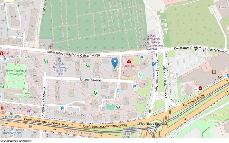 Mieszkanie w miejscowości Toruń, Konstantego Ildefonsa Gałczyńskiego 27/17 (kujawsko-pomorskie). Mieszkania. Konstantego Ildefonsa Gałczyńskiego 27/17, 87-100, Toruń, (woj. kujawsko-pomorskie)