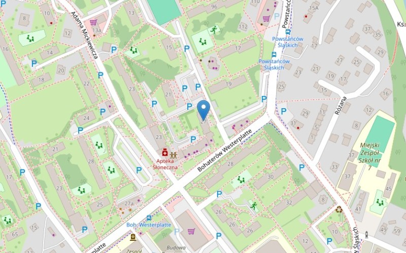 Mieszkanie w miejscowości Krosno, Bohaterów Westerplatte 27/17 (podkarpackie). Mieszkania. Bohaterów Westerplatte 27/17, 38-400, Krosno, (woj. podkarpackie)