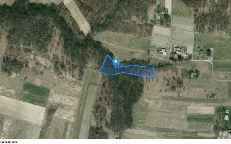 Grunt w miejscowości Kopytowa, Kopytowa (podkarpackie). Działka numer: 587. Działki i grunty. Kopytowa, 38-459, Kopytowa, (woj. podkarpackie)