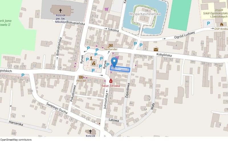 Dom w miejscowości Krobia, Rynek 19 (wielkopolskie). Działka numer: 1148. Domy. Rynek 19, 63-840, Krobia, (woj. wielkopolskie)