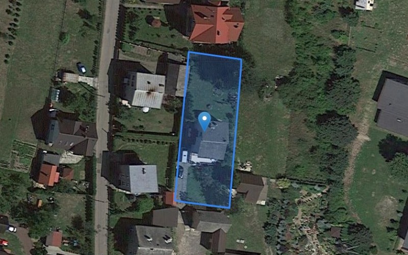 Dom w miejscowości Żarki, Tadeusza Kościuszki 36A (małopolskie). Działka numer: 613/1. Domy. Tadeusza Kościuszki 36A, 32-593, Żarki, (woj. małopolskie)