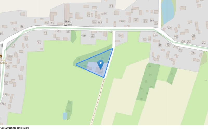 Nieruchomość komercyjna w miejscowości Galów, Galów (świętokrzyskie). Nieruchomości komercyjne. Galów, 28-100, Busko-Zdrój, (woj. świętokrzyskie)