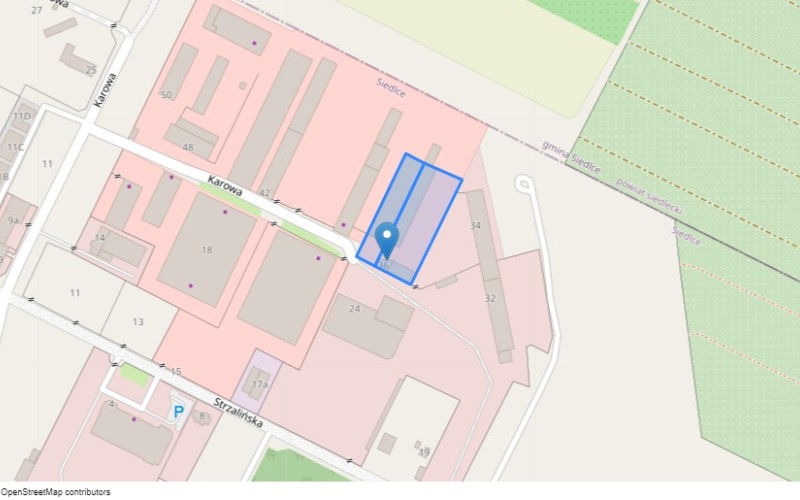 Nieruchomość komercyjna w miejscowości Siedlce, Karowa (mazowieckie). Nieruchomości komercyjne. Karowa, 08-110, Siedlce, (woj. mazowieckie)