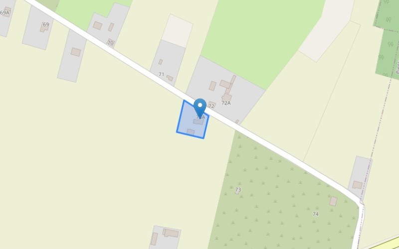 Dom w miejscowości Wyczółki, Wyczółki 73A (mazowieckie). Działka numer: 406/2. Domy. Wyczółki 73A, 08-140, Wyczółki, (woj. mazowieckie)