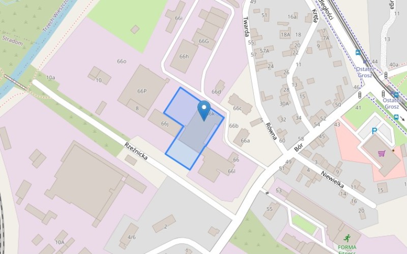 Nieruchomość komercyjna w miejscowości Częstochowa, Bór 66 (śląskie). Nieruchomości komercyjne. Bór 66, 42-202, Częstochowa, (woj. śląskie)