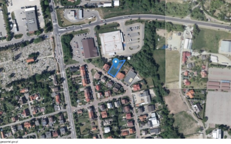 Grunt w miejscowości Trzebnica, Jędrzejowska 43 (dolnośląskie). Działka numer: 48/1. Działki i grunty. Jędrzejowska 43, 55-100, Trzebnica, (woj. dolnośląskie)