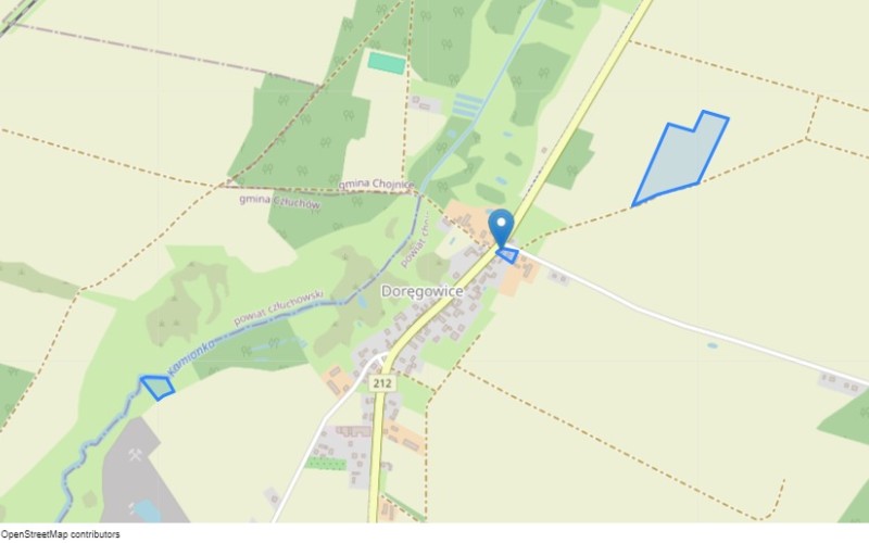 Dom w miejscowości Doręgowice, Doręgowice 5 (pomorskie). Działki numer: 221, 40, 267. Domy. Doręgowice 5, 89-620, Doręgowice, (woj. pomorskie)
