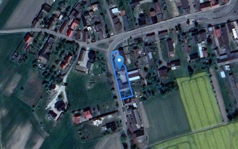 Dom w miejscowości Poborszów, Krapkowicka 4 (opolskie). Działki numer: 849, 488/2. Domy. Krapkowicka 4, 47-200, Poborszów, (woj. opolskie)