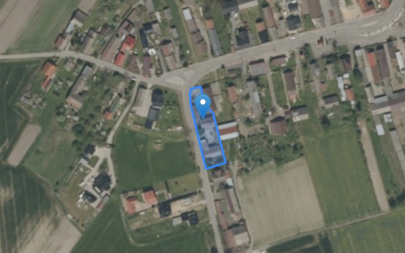 Dom w miejscowości Poborszów, Krapkowicka 4 (opolskie). Działki numer: 849, 488/2. Domy. Krapkowicka 4, 47-200, Poborszów, (woj. opolskie)