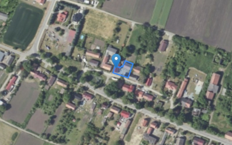 Dom w miejscowości Bogunów, Marii Konopnickiej 11 (dolnośląskie). Działka numer: 122/1. Domy. Marii Konopnickiej 11, 55-020, Bogunów, (woj. dolnośląskie)