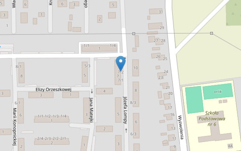 Mieszkanie w miejscowości Pyskowice, Józefa Lompy 7/2/1 (śląskie). Mieszkania. Józefa Lompy 7/2/1, 44-120, Pyskowice, (woj. śląskie)