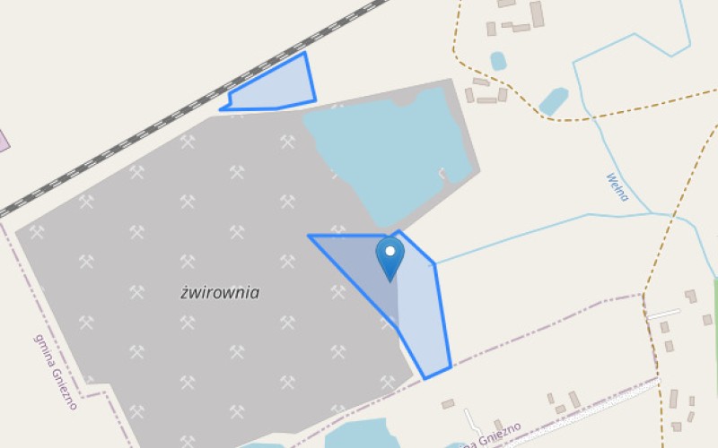 Grunt w miejscowości Wymysłowo, Wymysłowo (wielkopolskie). Działki numer: 176/4, 172. Działki i grunty. Wymysłowo, 62-200, Wymysłowo, (woj. wielkopolskie)