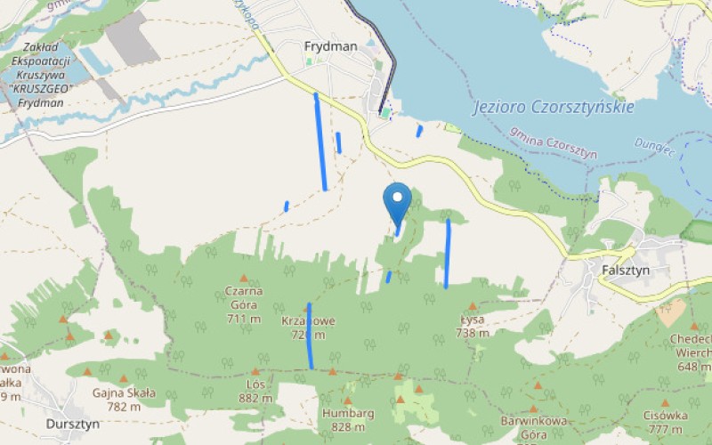 Grunt w miejscowości Frydman, Frydman (małopolskie). Działki numer: 4775, 3373, 5408, 5626, 7260, 3304, 3305, 4023, 5629/2. Działki i grunty. Frydman, 34-435, Frydman, (woj. małopolskie)