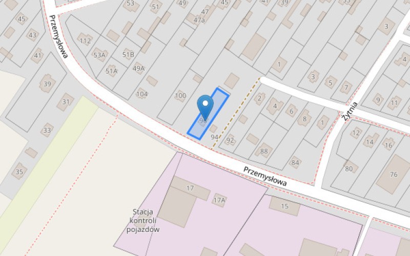 Dom w miejscowości Kozienice, Przemysłowa 96 (mazowieckie). Działka numer: 4214/8. Domy. Przemysłowa 96, 26-900, Kozienice, (woj. mazowieckie)