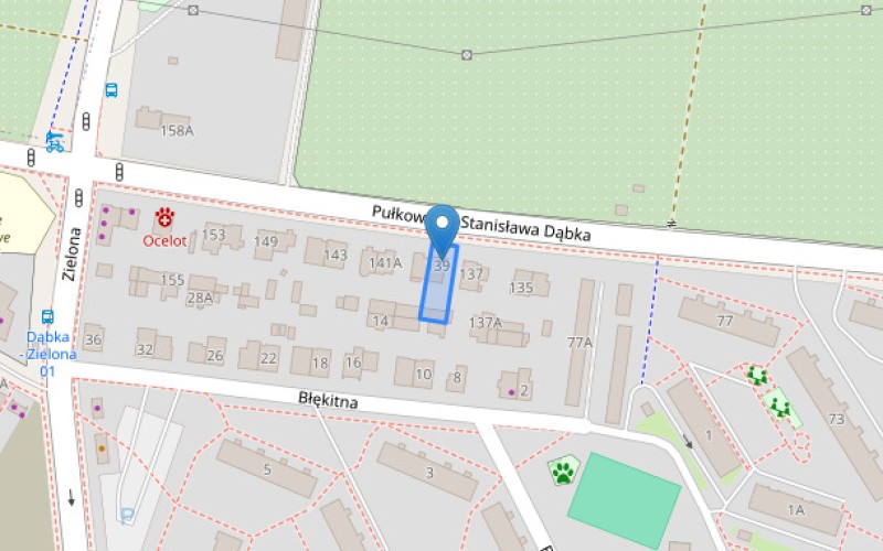 Dom w miejscowości Gdynia, Pułkownika Stanisława Dąbka 139 (pomorskie). Działka numer: 845. Domy. Pułkownika Stanisława Dąbka 139, 81-111, Gdynia, (woj. pomorskie)