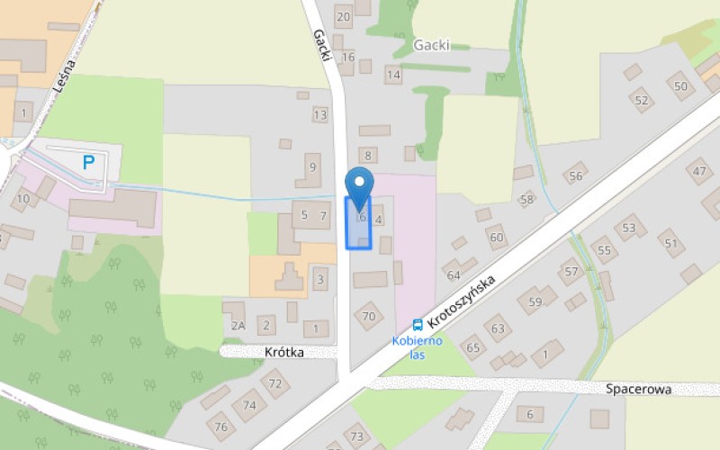 Dom w miejscowości Kobierno, Gacki 6 (wielkopolskie). Działka numer: 61/6. Domy. Gacki 6, 63-714, Kobierno, (woj. wielkopolskie)