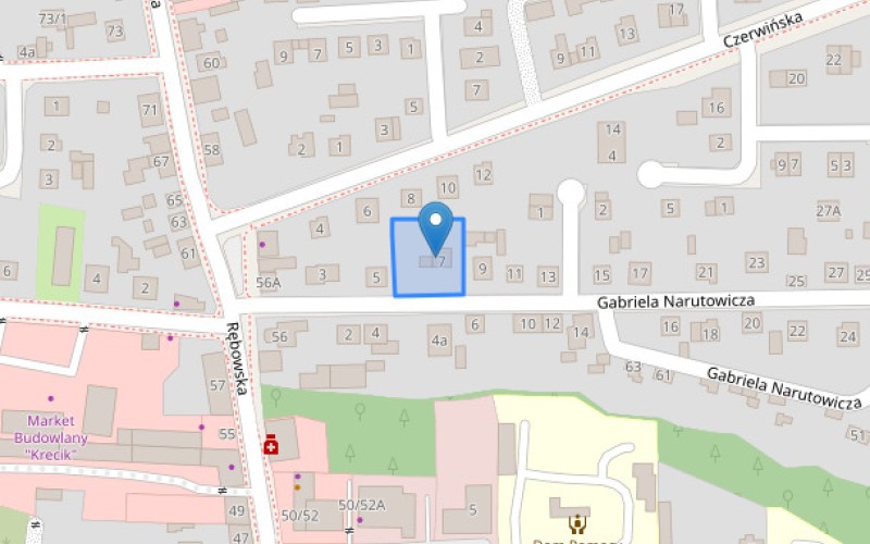 Dom w miejscowości Wyszogród, Gabriela Narutowicza 7 (mazowieckie). Działka numer: 1252. Domy. Gabriela Narutowicza 7, 09-450, Wyszogród, (woj. mazowieckie)