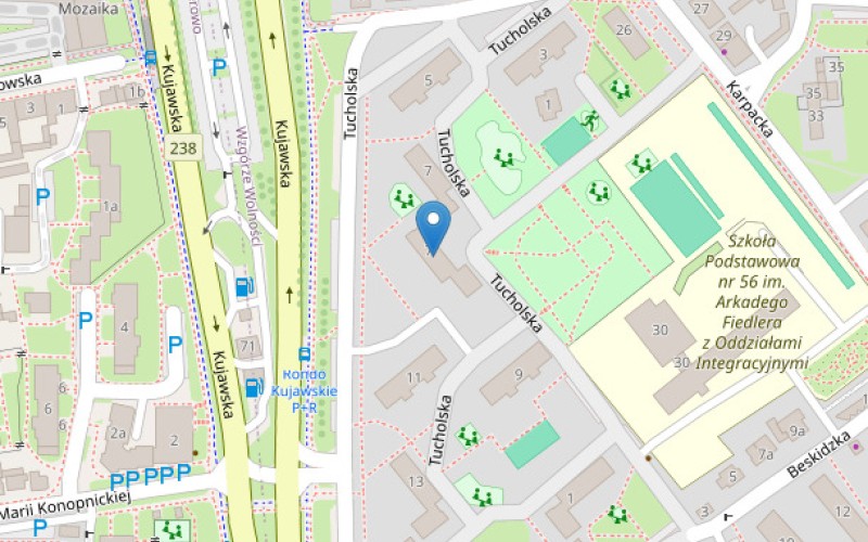 Mieszkanie w miejscowości Bydgoszcz, Tucholska 7/49 (kujawsko-pomorskie). Mieszkania. Tucholska 7/49, 85-165, Bydgoszcz, (woj. kujawsko-pomorskie)