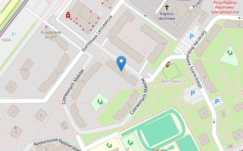 Mieszkanie w miejscowości Warszawa, Czerwonych Maków 5/42 (mazowieckie). Mieszkania. Czerwonych Maków 5/42, 01-493, Warszawa, (woj. mazowieckie)