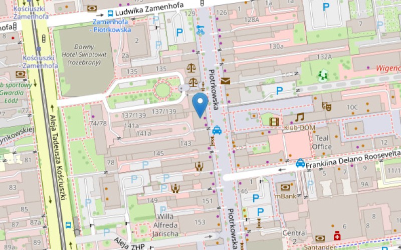 Miejsce postojowe w miejscowości Łódź, Piotrkowska 141/garaż nr 2 (łódzkie). Garaże i miejsca postojowe. Piotrkowska 141/garaż nr 2, 90-434, Łódź, (woj. łódzkie)