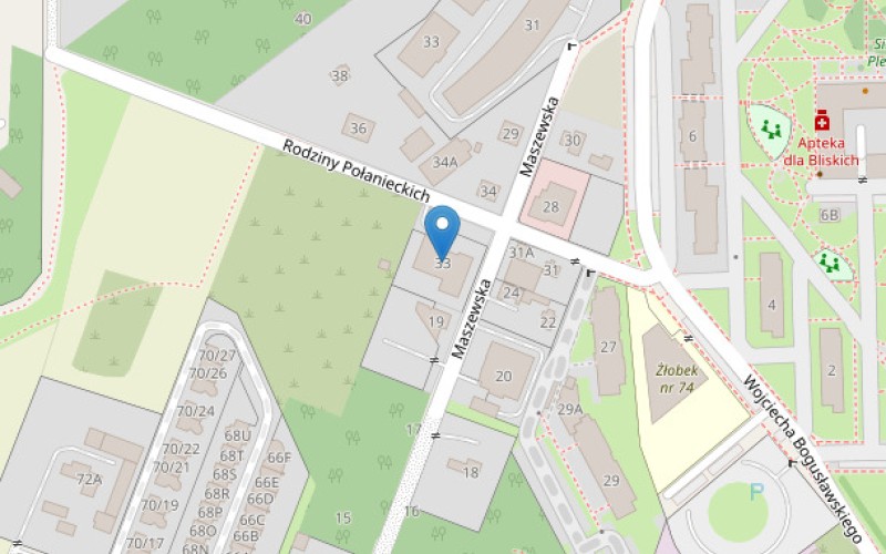 Miejsce postojowe w miejscowości Warszawa, Rodziny Połanieckich 33/miejsce postojowe nr 64 (mazowieckie). Garaże i miejsca postojowe. Rodziny Połanieckich 33/miejsce postojowe nr 64, 01-924, Warszawa, (woj. mazowieckie)