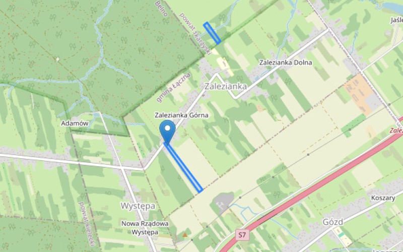 Grunt w miejscowości Zalezianka, Zalezianka (świętokrzyskie). Działki numer: 142, 26. Działki i grunty. Zalezianka, 26-140, Zalezianka, (woj. świętokrzyskie)