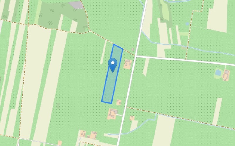 Grunt w miejscowości Wola-Chojnata, Wola-Chojnata (łódzkie). Działka numer: 185. Działki i grunty. Wola-Chojnata, 96-230, Wola-Chojnata, (woj. łódzkie)