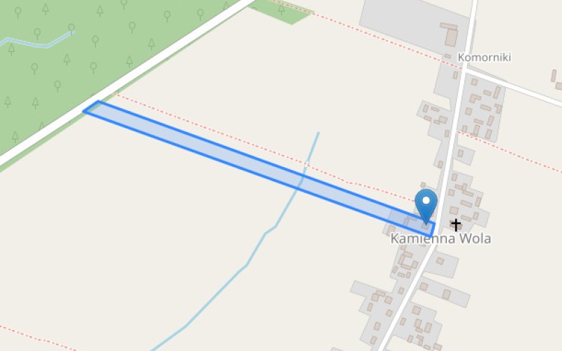Dom w miejscowości Kamienna Wola, Kamienna Wola 56 (świętokrzyskie). Działka numer: 22. Domy. Kamienna Wola 56, 26-220, Kamienna Wola, (woj. świętokrzyskie)