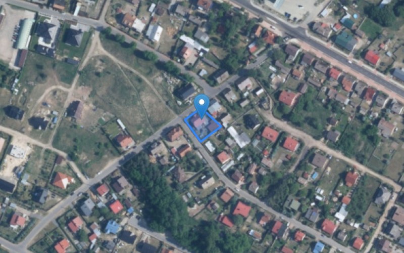 Dom w miejscowości Cybinka, 1 Maja 5A (lubuskie). Działka numer: 609/30. Domy. 1 Maja 5A, 69-108, Cybinka, (woj. lubuskie)