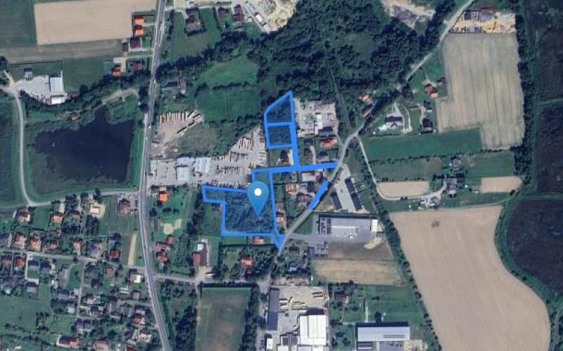 Dom w miejscowości Tomice, Dworska 23 (małopolskie). Działki numer: 954/34, 954/29, 954/36, 954/37, 954/4. Domy. Dworska 23, 34-100, Tomice, (woj. małopolskie)