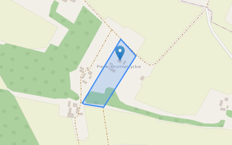 Dom w miejscowości Bromierzyk, Bromierzyk 53 (mazowieckie). Działka numer: 37. Domy. Bromierzyk 53, 09-440, Bromierzyk, (woj. mazowieckie)