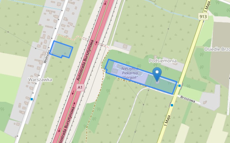 Dom w miejscowości Siemonia, 1 Maja 13 (śląskie). Działki numer: 63/6, 63/10. Domy. 1 Maja 13, 42-595, Siemonia, (woj. śląskie)