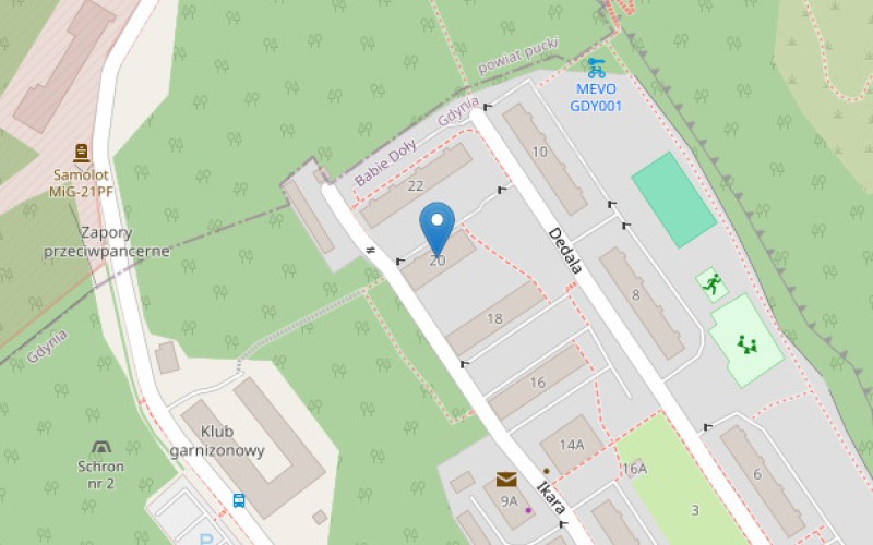 Mieszkanie w miejscowości Gdynia, Ikara 20 kl.I/7 (pomorskie). Mieszkania. Ikara 20 kl.I/7, 81-113, Gdynia, (woj. pomorskie)