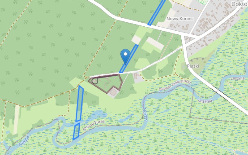 Grunt w miejscowości Doktorce, Doktorce (podlaskie). Działki numer: 309, 363, 377, 317/2. Działki i grunty. Doktorce, 18-105, Doktorce, (woj. podlaskie)