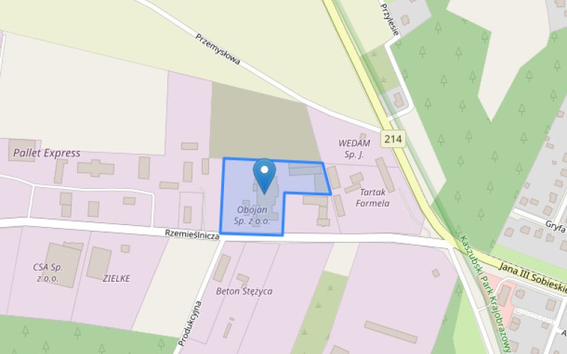 Nieruchomość w miejscowości Stężyca, Rzemieślnicza 6 (pomorskie). Inne. Rzemieślnicza 6, 83-322, Stężyca, (woj. pomorskie)