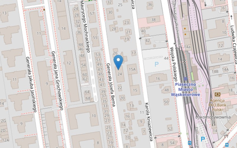 Miejsce postojowe w miejscowości Piaseczno, Generała Józefa Bema 24/9 (mazowieckie). Garaże i miejsca postojowe. Generała Józefa Bema 24/9, 05-500, Piaseczno, (woj. mazowieckie)