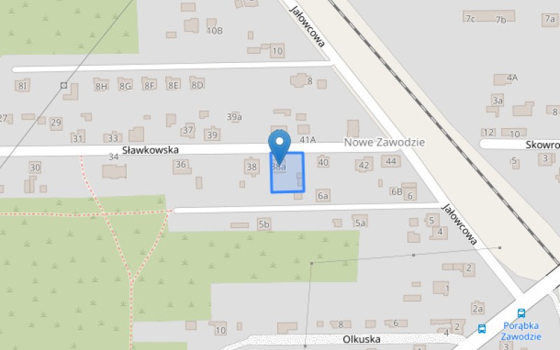 Dom w miejscowości Sosnowiec, Sławkowska 38A (śląskie). Działka numer: 1595/2. Domy. Sławkowska 38A, 41-216, Sosnowiec, (woj. śląskie)