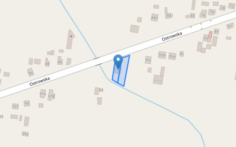 Dom w miejscowości Skalmierzyce, Ostrowska (wielkopolskie). Działki numer: 532, 533. Domy. Ostrowska, 63-460, Skalmierzyce, (woj. wielkopolskie)