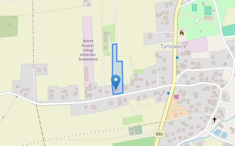 Dom w miejscowości Tyniowice, Tyniowice 101 (podkarpackie). Działka numer: 99. Domy. Tyniowice 101, 37-565, Tyniowice, (woj. podkarpackie)