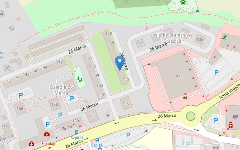 Mieszkanie w miejscowości Wodzisław Śląski, 26 Marca 120/20 (śląskie). Mieszkania. 26 Marca 120/20, 44-300, Wodzisław Śląski, (woj. śląskie)