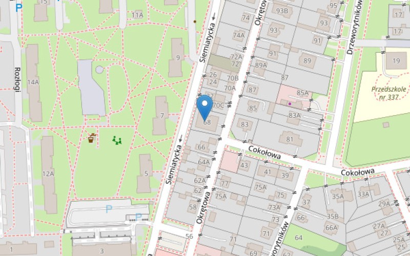 Mieszkanie w miejscowości Warszawa, Okrętowa 68/13 (mazowieckie). Mieszkania. Okrętowa 68/13, 01-309, Warszawa, (woj. mazowieckie)