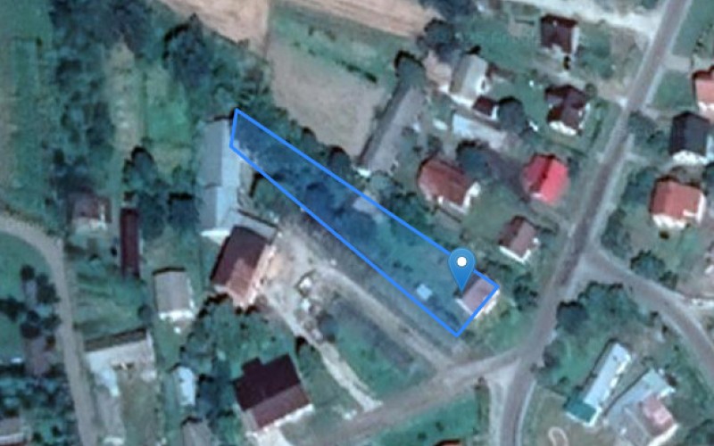 Dom w miejscowości Grabowiec, Wojsławska 19 (lubelskie). Działka numer: 1743. Domy. Wojsławska 19, 22-425, Grabowiec, (woj. lubelskie)