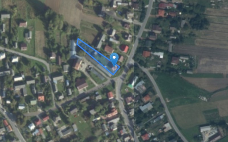Dom w miejscowości Grabowiec, Wojsławska 19 (lubelskie). Działka numer: 1743. Domy. Wojsławska 19, 22-425, Grabowiec, (woj. lubelskie)