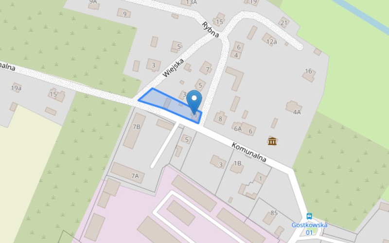 Dom w miejscowości Ciechanów, Rybna 1 (mazowieckie). Działka numer: 28. Domy. Rybna 1, 06-400, Ciechanów, (woj. mazowieckie)