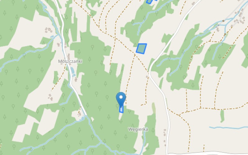 Grunt w miejscowości Hyżne, Hyżne (podkarpackie). Działki numer: 3903, 3998, 3948, 3917. Działki i grunty. Hyżne, 36-024, Hyżne, (woj. podkarpackie)