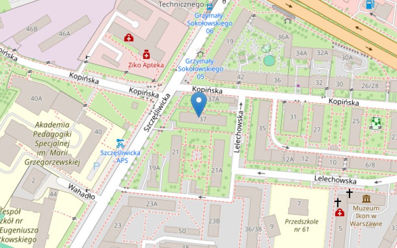 Mieszkanie w miejscowości Warszawa, Kopińska 37/5 (mazowieckie). Mieszkania. Kopińska 37/5, 02-327, Warszawa, (woj. mazowieckie)