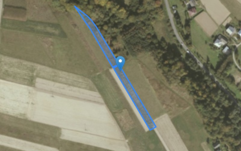 Grunt w miejscowości Szklary, Szklary (podkarpackie). Działki numer: 1227/1, 1227/2. Działki i grunty. Szklary, 36-025, Szklary, (woj. podkarpackie)