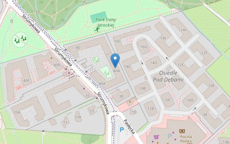 Miejsce postojowe w miejscowości Warszawa, Strumykowa 40A/G-65 (mazowieckie). Garaże i miejsca postojowe. Strumykowa 40A/G-65, 03-138, Warszawa, (woj. mazowieckie)